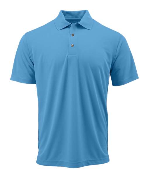 Youth Saratoga Performance Mini Mesh Polo - Bimini Blue Front