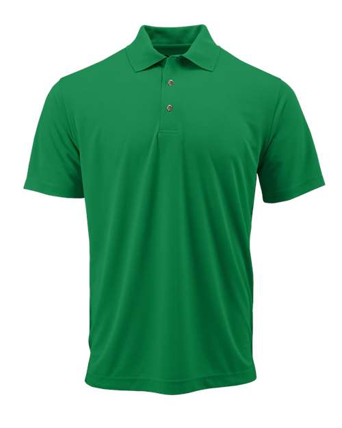 Youth Saratoga Performance Mini Mesh Polo - Kelly Front