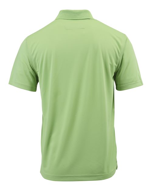 Youth Saratoga Performance Mini Mesh Polo - Kiwi Back