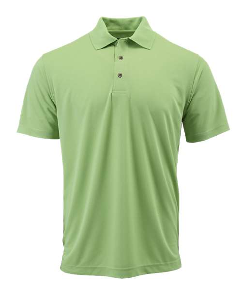 Youth Saratoga Performance Mini Mesh Polo - Kiwi Front