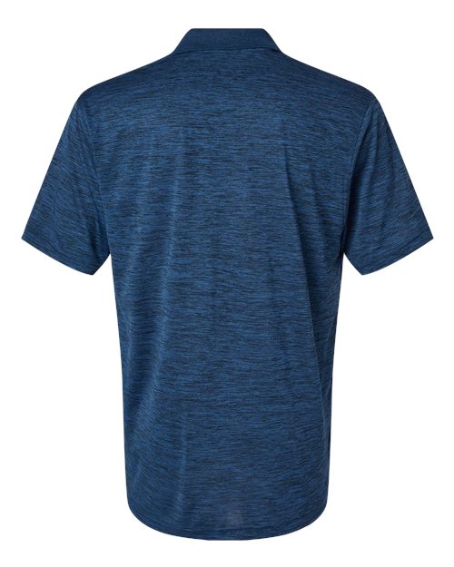Men's Dakota Striated Heather Polo - Deep Blue Heather Back