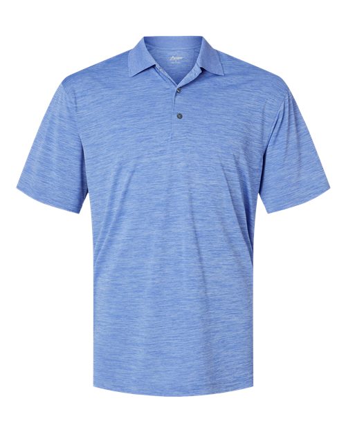 Men's Dakota Striated Heather Polo - Peri Blue Heather Front