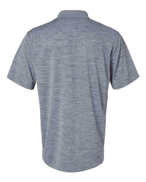 Men's Dakota Striated Heather Polo - Steel Grey Heather Back
