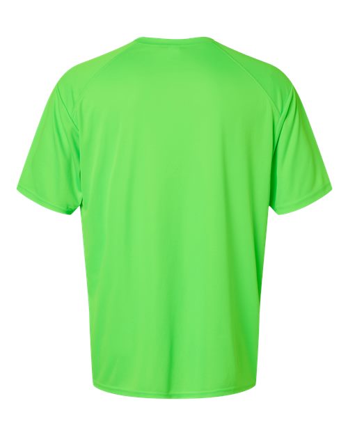 Unisex Islander Performance T-Shirt - Neon Lime Back