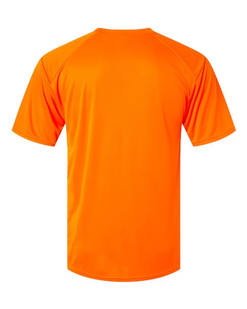 Unisex Islander Performance T-Shirt - Neon Orange Back