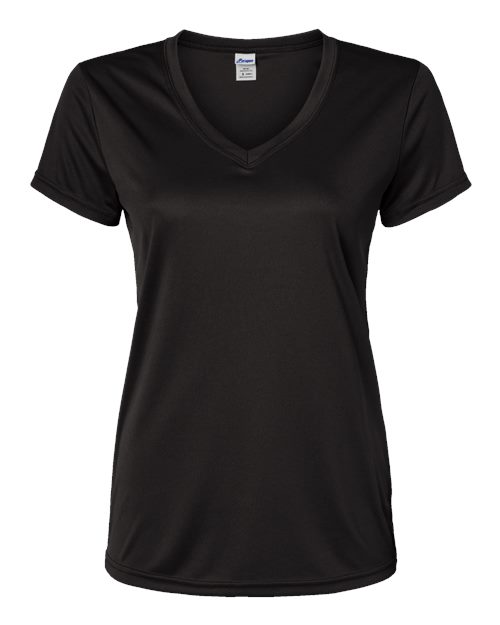 Women's Vera V-Neck T-Shirt - Black Front
