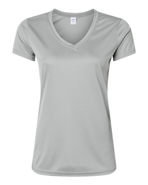 Women's Vera V-Neck T-Shirt - Medium Grey Front