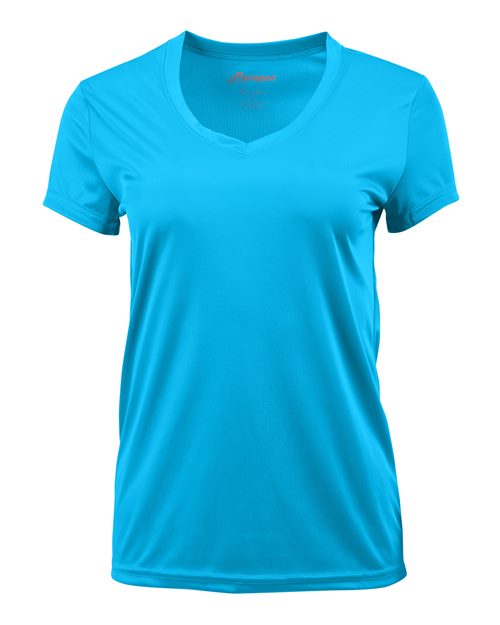 Women's Vera V-Neck T-Shirt - Turquoise Front