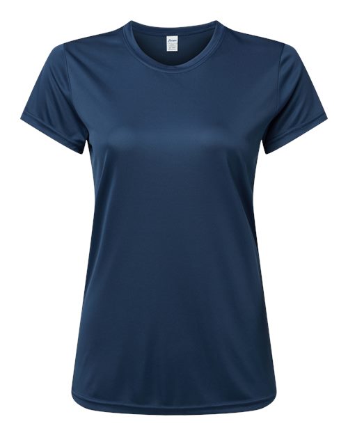 Women's Islander Performance T-Shirt - Navy Front
