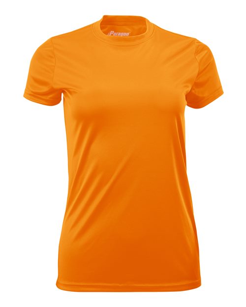 Women's Islander Performance T-Shirt - Neon Orange Front