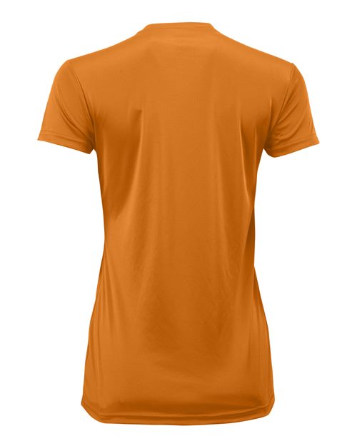 Women's Islander Performance T-Shirt - Orange Back