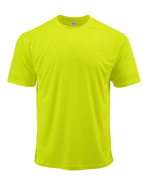 Youth Islander Performance T-Shirt - Safety Green Front