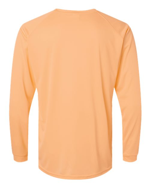 Unisex Long Islander Performance Long Sleeve T-Shirt - Coral Back