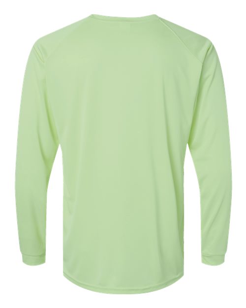 Unisex Long Islander Performance Long Sleeve T-Shirt - Limeade Back