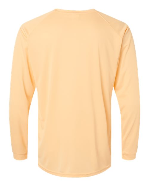 Unisex Long Islander Performance Long Sleeve T-Shirt - Peach Back