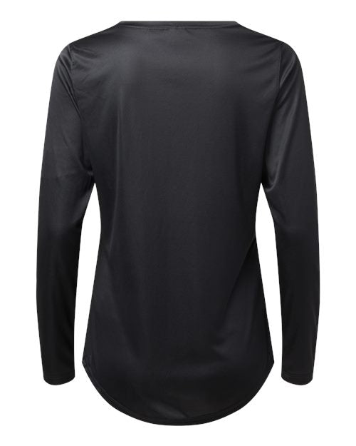 Women's Long Islander Performance Long Sleeve T-Shirt - Black Back