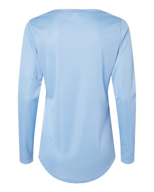 Women's Long Islander Performance Long Sleeve T-Shirt - Blue Mist Back