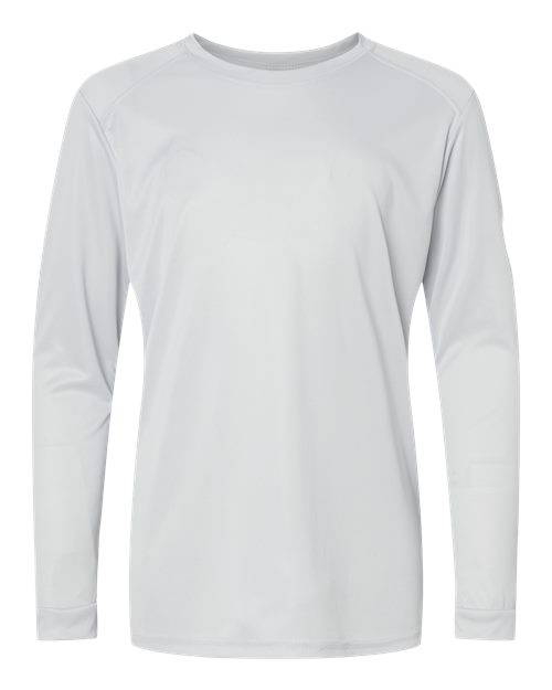 Youth Long Islander Performance Long Sleeve T-Shirt - Aluminum Front