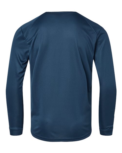Youth Long Islander Performance Long Sleeve T-Shirt - Navy Back