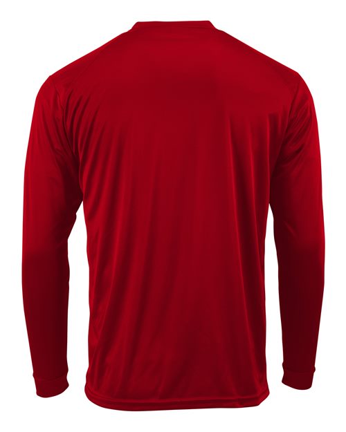 Youth Long Islander Performance Long Sleeve T-Shirt - Red Back