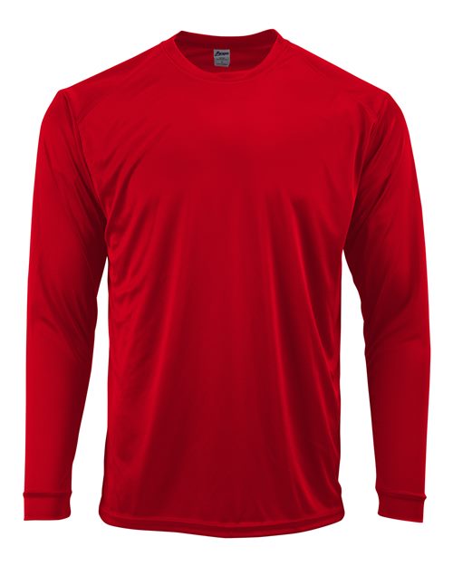 Youth Long Islander Performance Long Sleeve T-Shirt - Red Front