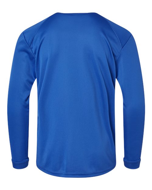 Youth Long Islander Performance Long Sleeve T-Shirt - Royal Back