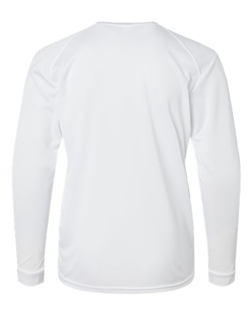 Youth Long Islander Performance Long Sleeve T-Shirt - White Back