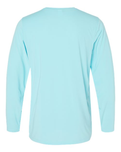 Unisex Aruba Extreme Performance Long Sleeve T-Shirt - Aqua Blue Back