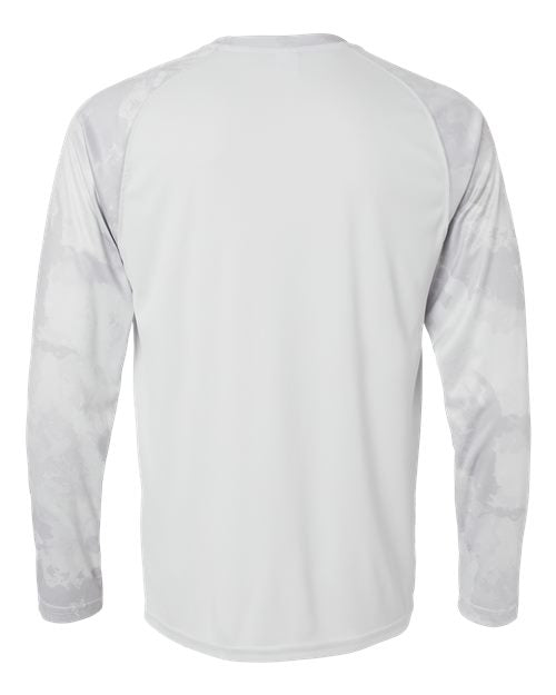 Unisex Cabo Camo Performance Long Sleeve T-Shirt - Aluminum Back