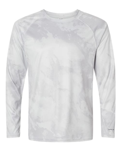 Unisex Cabo Camo Performance Long Sleeve T-Shirt - Aluminum Front