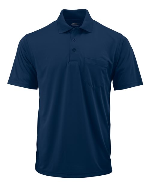 Men's Snag Proof Polo with Pocket - Midnight Navy Front
